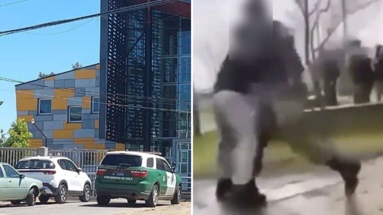 Grave caso de violencia escolar: Atacó a compañera, amenazó a profesores y luego fue detenido en Osorno