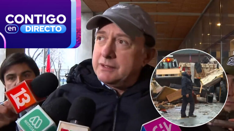 Ministro Poduje llegó hasta Angol para evaluar catástrofe que tendría 500 viviendas afectadas