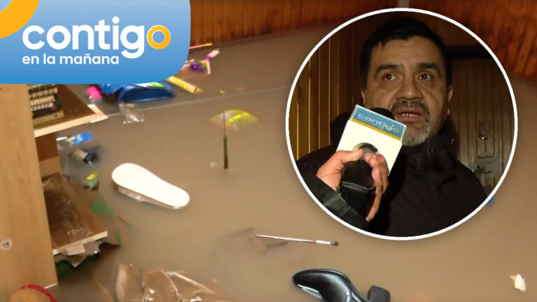 “Nadie ha venido a vernos”:Vecino de Angol denunció abandono tras la inundación que destruyó su casa