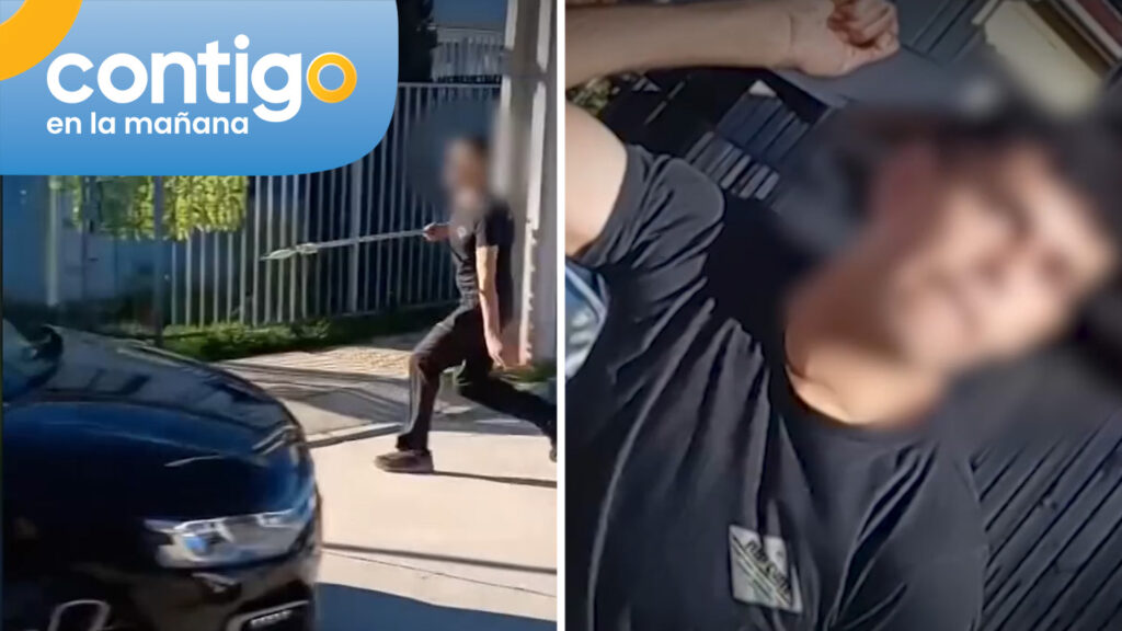 “Intentó apuñalar a mi mujer”: Vecino se enfrentó a sujeto que protagonizó violentos episodios en Buin