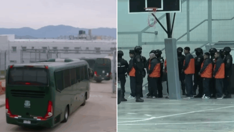 Con uniformes y reglas de máxima seguridad: Así fue el traslado de 687 reos en la Operación Cancerbero