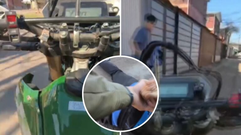 Persecución policial termina con dos detenidos tras robo de vehículo a conductor de app en San Bernardo