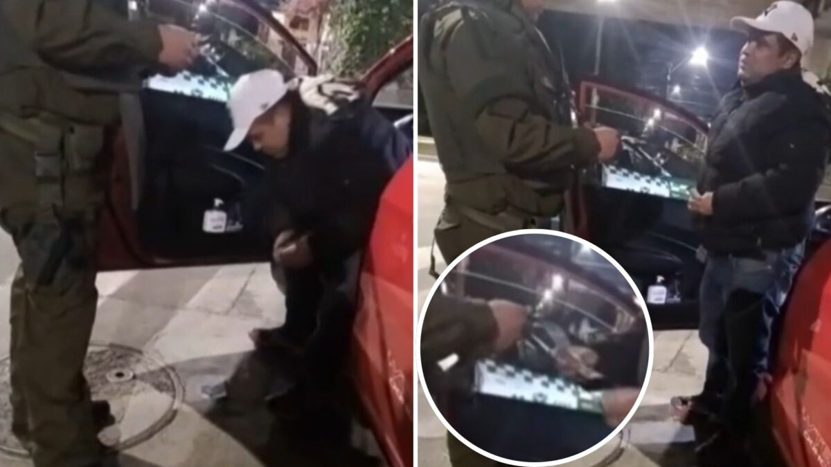 Detienen a conductores extranjeros por intentar sobornar a Carabineros en Pudahuel