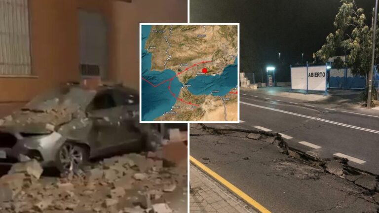 Preocupación en España por temblor 5.2: Provoca destrozos y desprendimientos en Granada