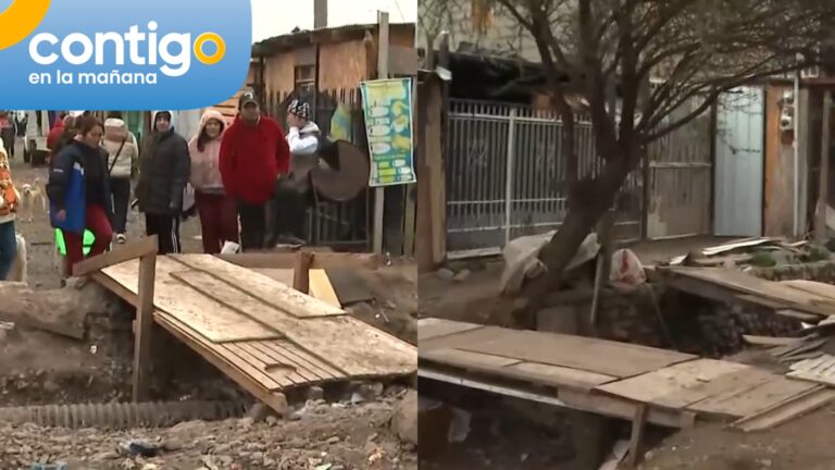Gran despliegue por desalojo de toma “Aconcagua” en Colina: Sacaron supuesta “trinchera” que bloqueaba acceso