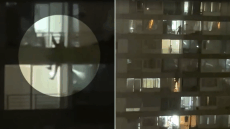 Impactante video tras femicidio frustrado: Así habría escapado el hombre que roció con bencina a expareja