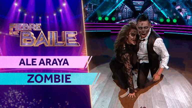 ¡Unos zombies muy tenebrosos! Ale Araya lo entregó todo con una personificación del terror