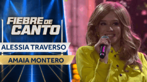 ¡Nostalgia y dulzura! Alessia Traverso sorprendió en Fiebre de Canto con su tributo a Amaia Montero