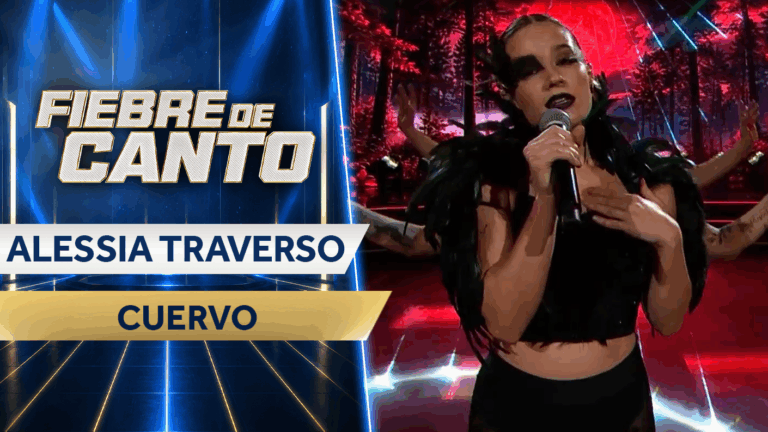 “Birds of a feather”: Alessia Traverso interpretó a un cuervo con una emotiva performance en Fiebre de Canto