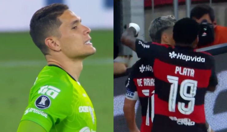 ¡No se puede creer! Arquero de Independiente del Valle calculó mal y Flamengo logró el 1-1