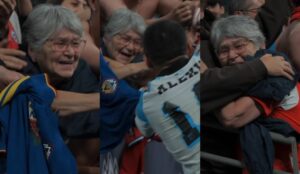 Gestos que emocionan: Alexis Sánchez conmovió al saludar a abuelita chilena en Canadá
