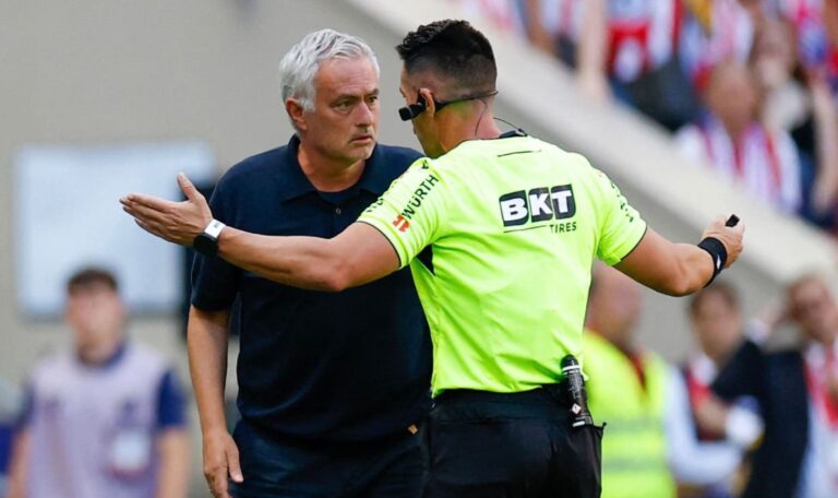 Las quejas de Mourinho por el arbitraje provocan la burla del Atlético de Madrid: 