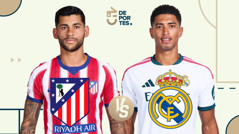 Atlético de Madrid vs Real Madrid: Hora y dónde ver EN VIVO partido por Liga de España