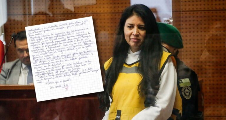 Karen Rojo reaparece con carta escrita a mano desde la cárcel: “Todavía tengo mucho que entregar”