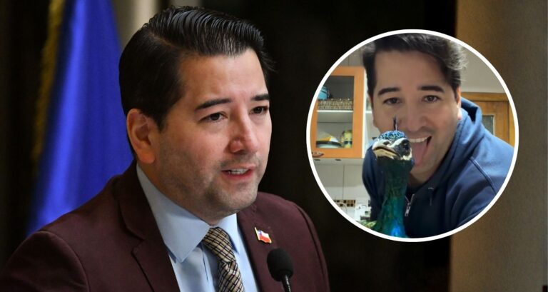 Javier Olivares divide a las redes por video con pavo real: 