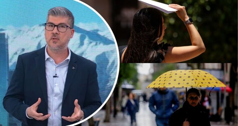 Del calor a la lluvia en 24 horas: Pronostican brusco cambio de temperatura esta semana en Santiago