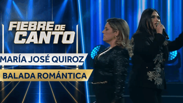 ¡Dos reinas del drama! María José Quiroz y la imitadora de Ana Gabriel deslumbraron en Fiebre de Canto