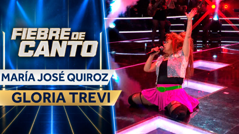 ¡Desordenó todo! María José Quiroz arrasó en la pista de Fiebre de Canto con su alocada interpretación de Gloria Trevi