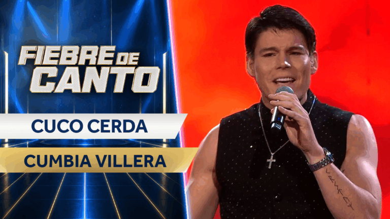“Me dediqué a perderte”: Cuco Cerda sorprendió en Fiebre Canto con una versión cumbia de este tema