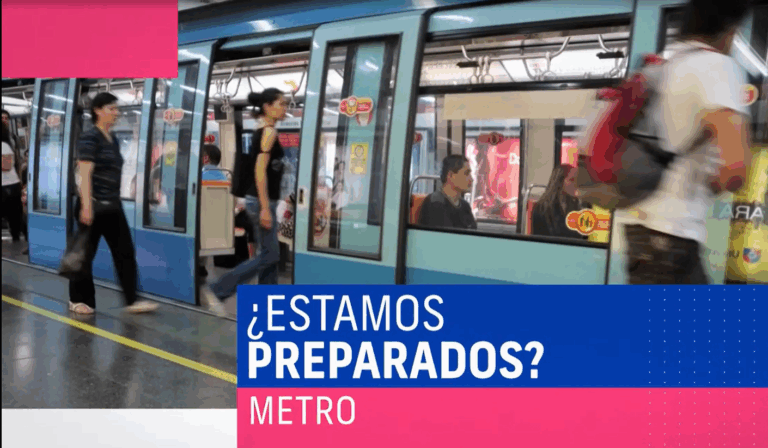 ¿Estamos preparados? Experto explica la manera correcta de evacuar durante una emergencia en el Metro de Santiago