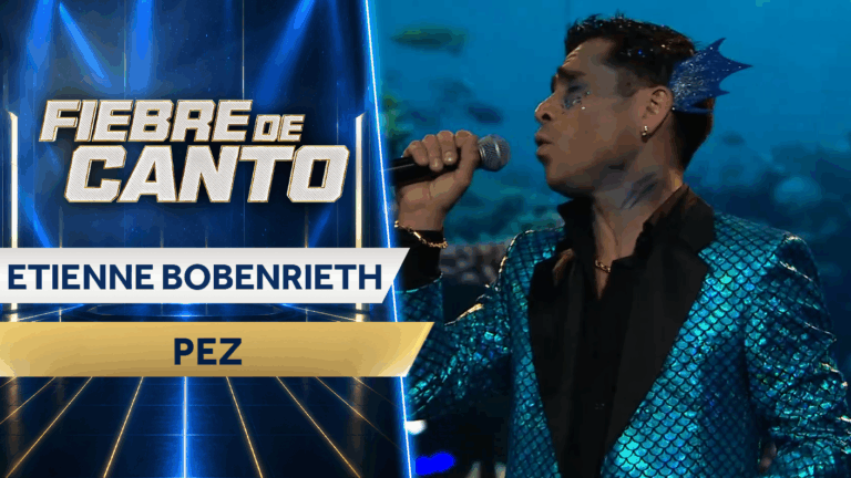 “¡Quisiera ser un pez!”: Etienne Bobenrieth sedujo al público de Fiebre de Canto con romántica actuación
