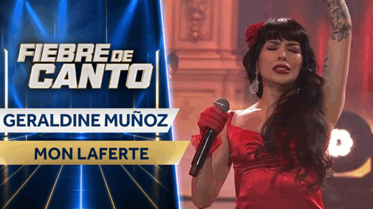 ¡Desgarradora y emotiva! Geraldine Muñoz tributó a Mon Laferte con intensa actuación en Fiebre de Canto