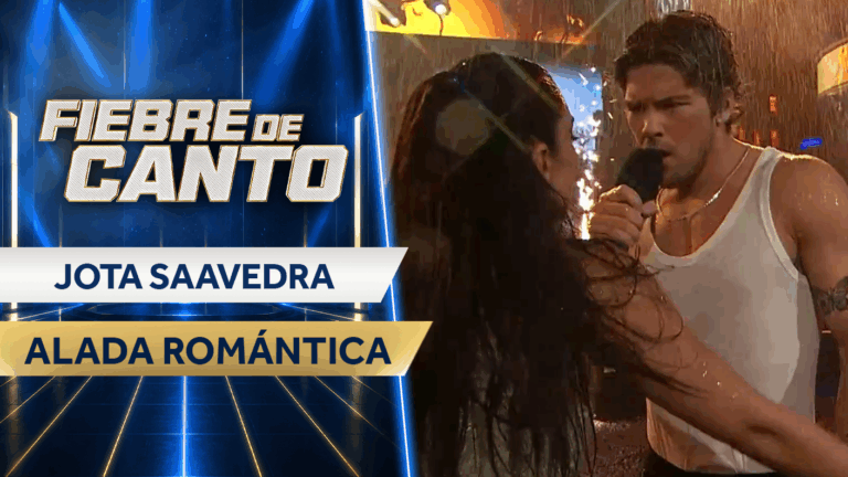 ¡Puro sentimiento! Jota Saavedra se entregó al romanticismo bajo la lluvia en Fiebre de Canto