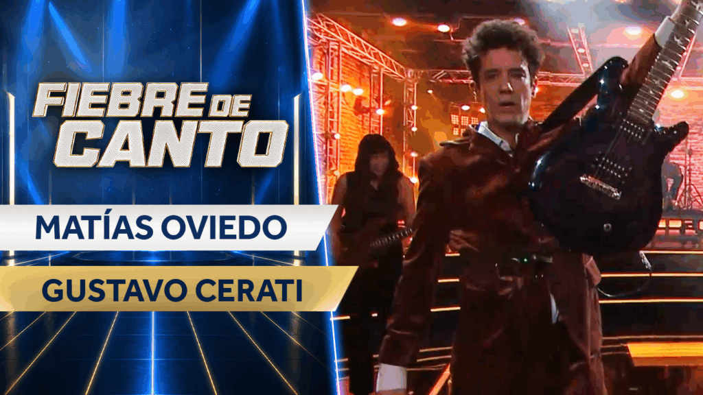 ¡Con guitarra incluida! Gustavo Cerati llegó a Fiebre de Canto gracias al talento de Matías Oviedo