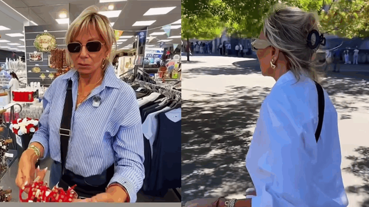 He came to run: Kel Calderón captured Raquel Argandoña in the midst of a particular mission in France