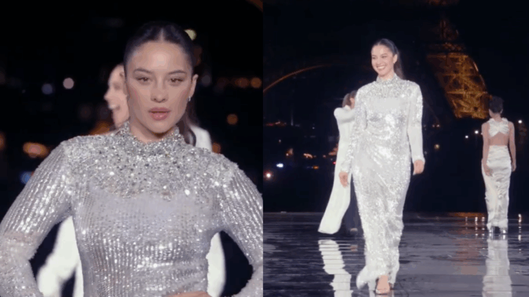 Vivianne Dietz conquista París: Desfiló junto a Kendall Jenner y reconocidas estrellas de Hollywood