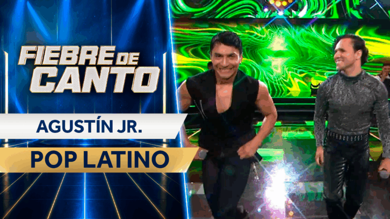 Agustín Jr. impuso todo su carisma junto al imitador de Chayanne con el éxito “Este ritmo se baila así”
