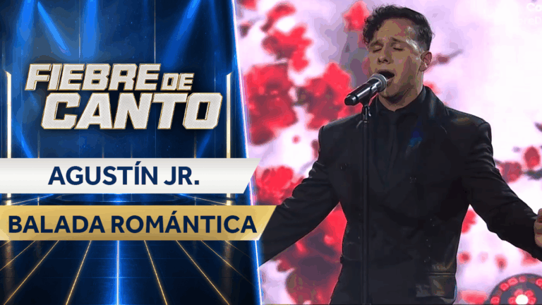 ¡Puro romanticismo! Agustín Jr. se entregó al amor con “Jamás” de Camilo Sesto en Fiebre de Canto