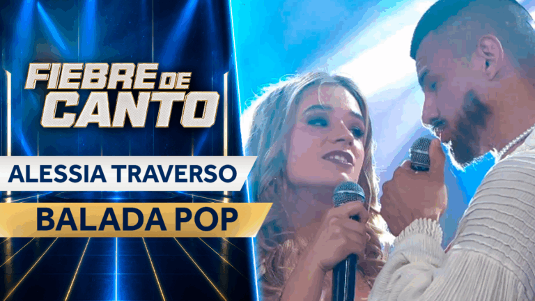 Un recuerdo totalmente romántico: Alessia Traverso deleitó con su voz junto a imitador de Ricky Martin