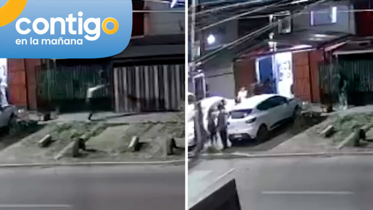 VIDEO | Registran momento en que antisociales balearon a mujer en local comercial en Maipú