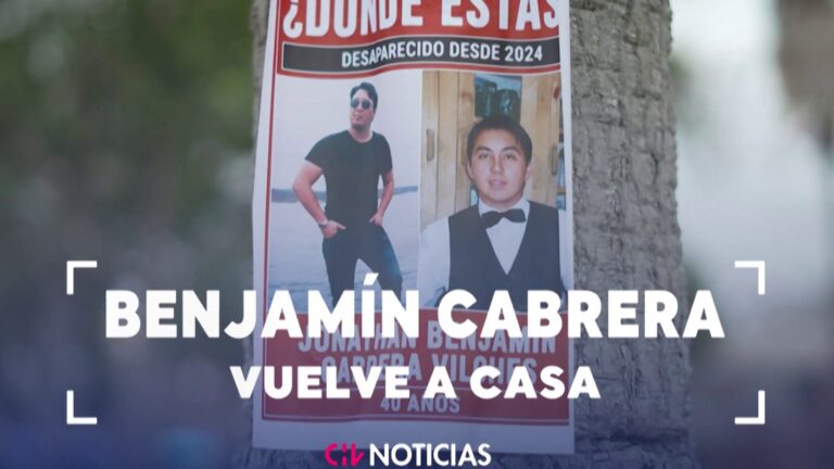 Benjamín Cabrera volvió a casa: Hijo perdido reapareció tras estar dos años en la calle