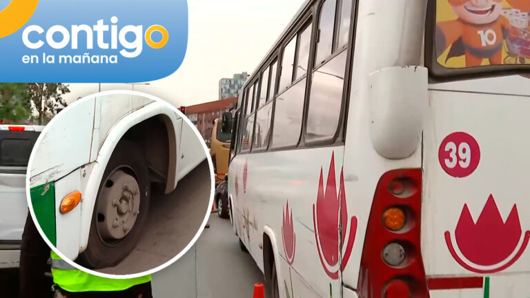 Conductor abandonó bus tras ser fiscalizado en Independencia: Discos de freno estaban destruidos