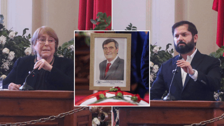 Masivo adiós a Camilo Escalona en el Congreso: Expresidentes despidieron al exsenador