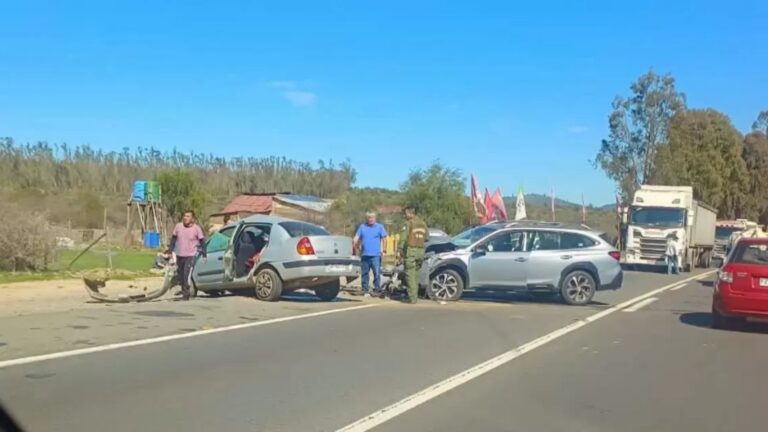 Grave accidente en la ruta que une Casablanca y Algarrobo deja un fallecido y dos heridos de gravedad