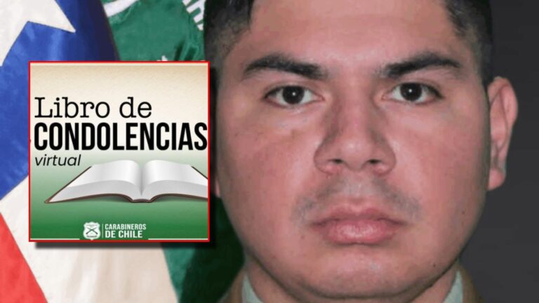 Habilitan libro de condolencias virtual por crimen de cabo Cristopher Aguilera en Lo Espejo