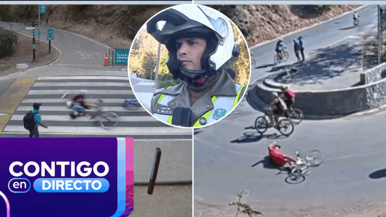 Tras constantes accidentes: Fiscalizan y multan a ciclistas por exceso de velocidad en el San Cristóbal