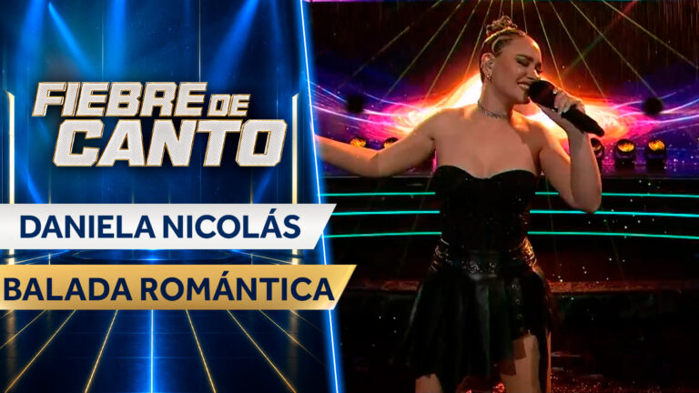 ¡Emoción a flor de piel! Daniela Nicolás se lució con una cautivadora interpretación de “Saturno” en Fiebre de Canto