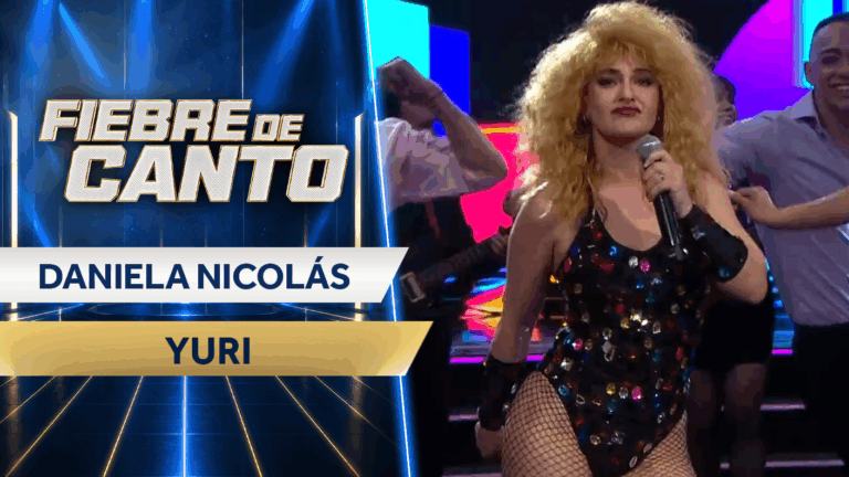 ¡Únete a la fiesta! Daniela Nicolás encendió el escenario al interpretar tema de Yuri en Fiebre de Canto