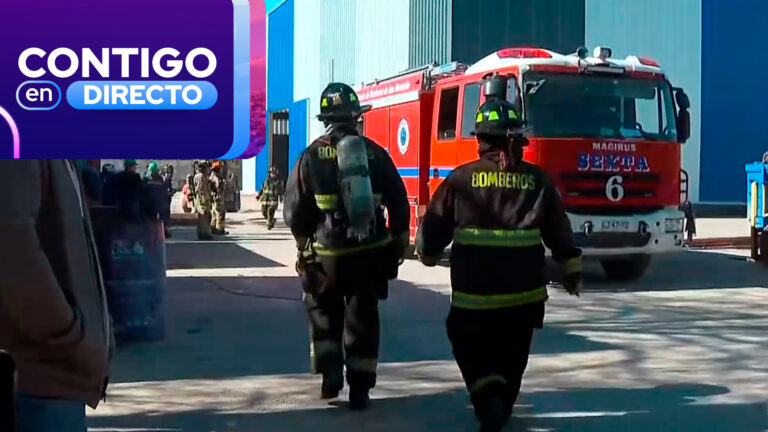 Emergencia por emanación de gas en San Bernardo: Bomberos desplegaron operativo