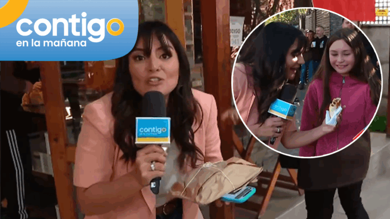 ¡Se ganó los aplausos! A Dani Muñoz le regalaron una empanada y decidió dársela a una niña en la fila