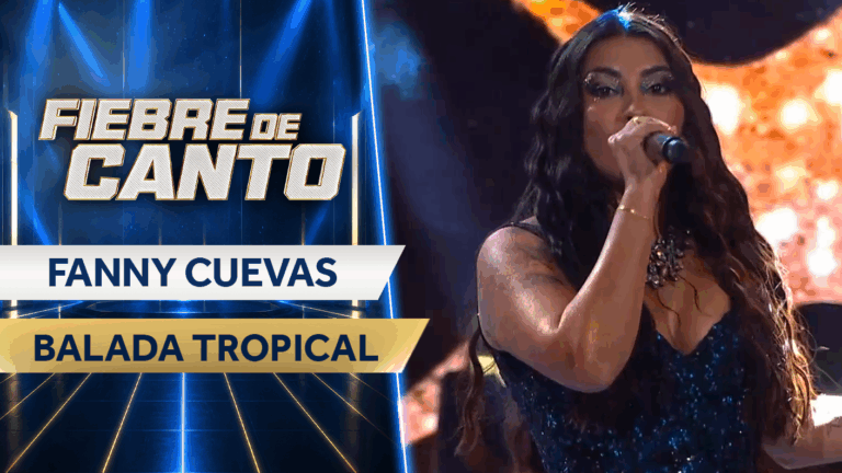 Actitud y energía pura: Fanny Cuevas se la jugó con una versión balada tropical de “A puro dolor”