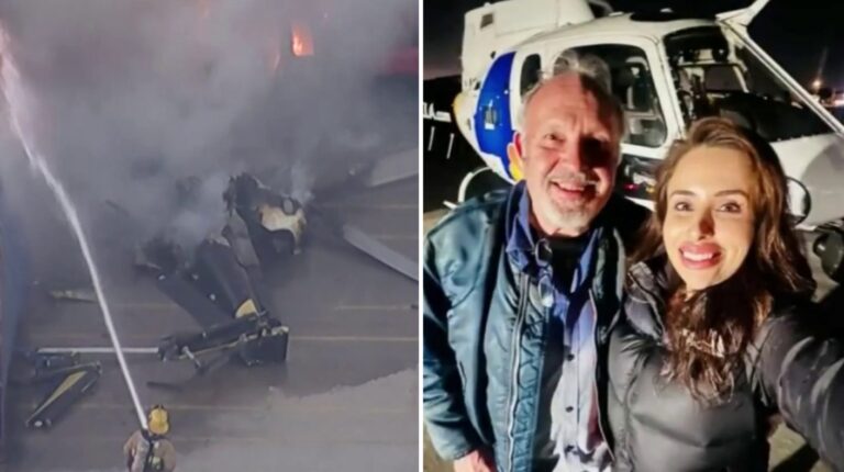 Helicóptero de NBC se desplomó en vivo mientras cubría accidente en EEUU: Reportan 3 fallecidos