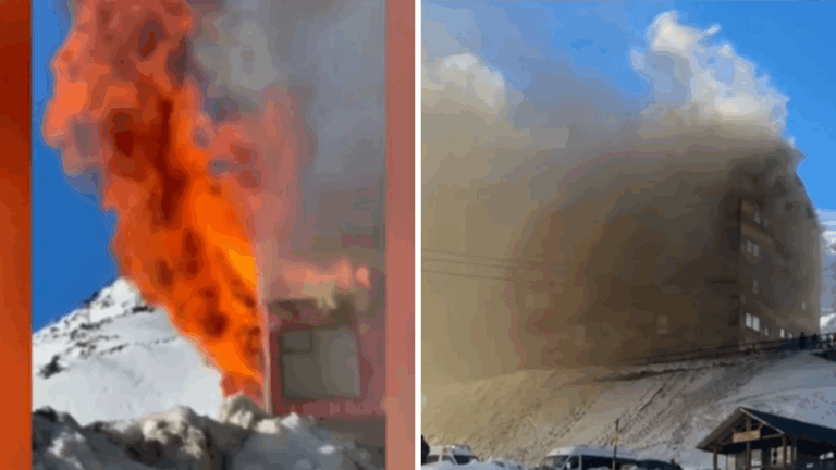 Incendio consume hotel Alto Nevados de Chillán: Trabajadores y huéspedes debieron ser evacuados