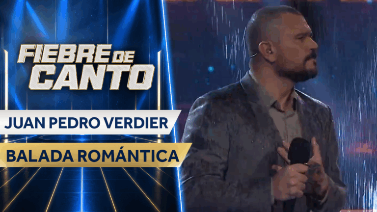 “Si no te hubieras ido”: El desamor se tomó Fiebre de Canto con la actuación de Juan Pedro Verdier