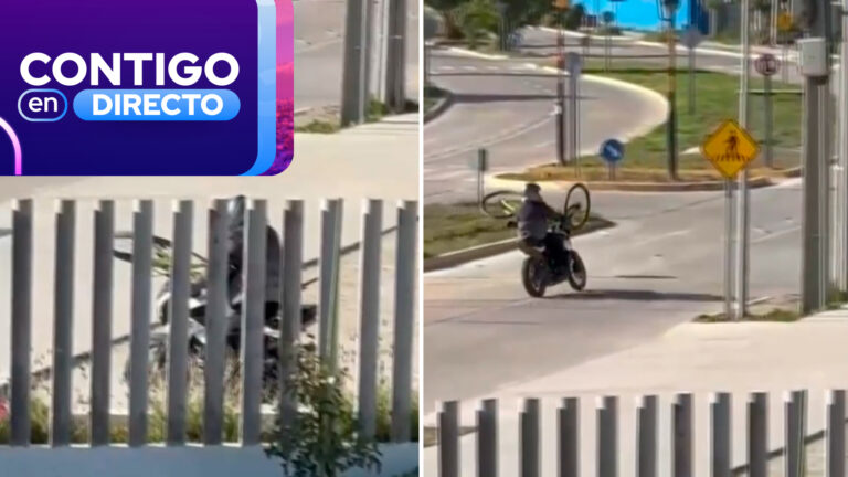 Registran insólito robo en La Serena: Ladrón se llevó una bicicleta mientras manejaba una moto