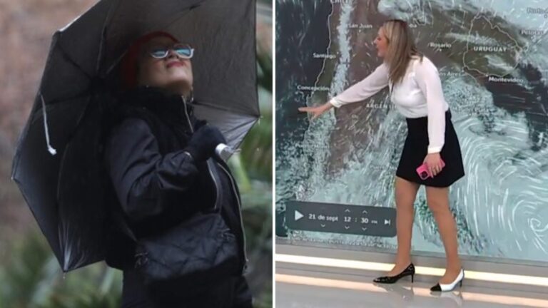 Río atmosférico en Santiago: Los días en que llovería esta semana en la región Metropolitana